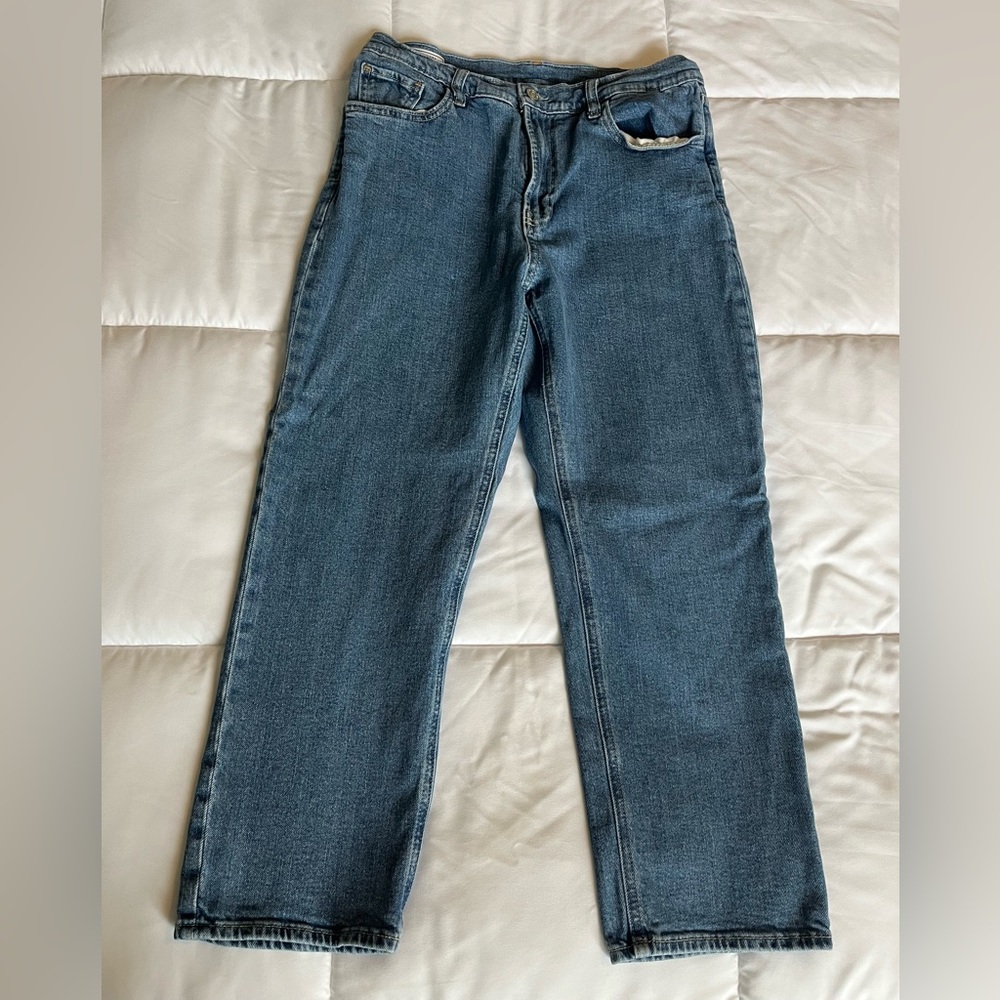 GAP High Rise Cheeky Straight Jeans with Washwell | Size 31 Short / 12 Short